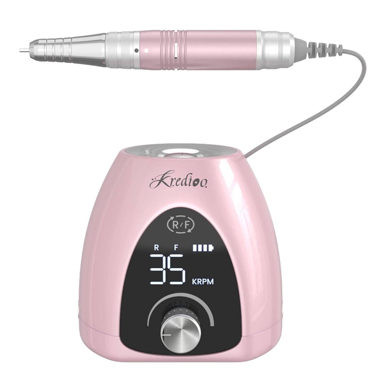 Electric Nail Drill for Gel Nails – 35,000 RPM Professional Manicure Machine | 6-in-1 Set with LED Display & Adjustable Speed, Safe for Cuticles, Shellac & Acrylic – Perfect for Beginners & Pros