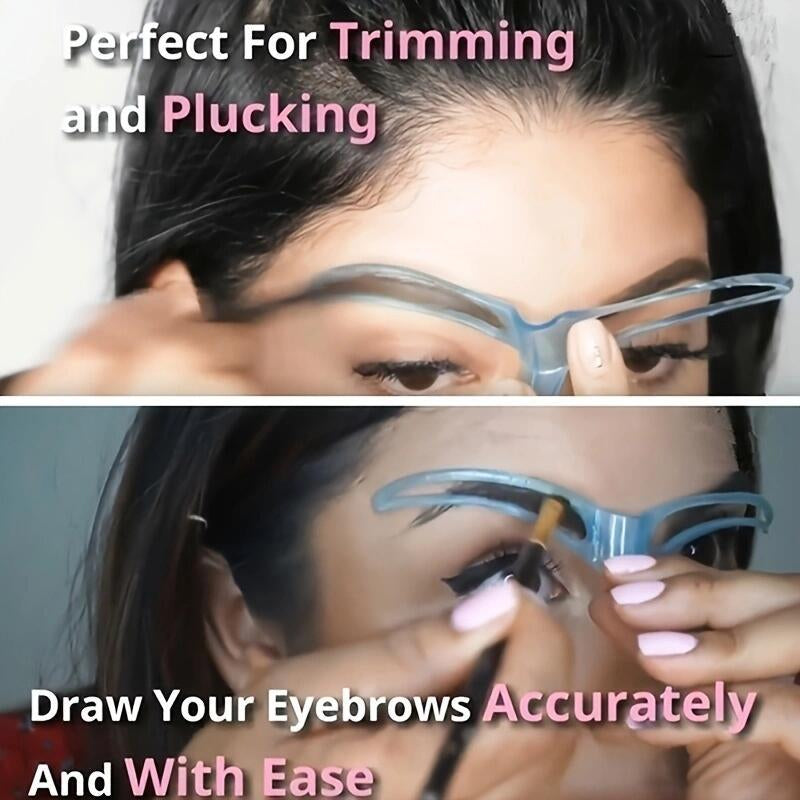 Buy 1 Get 2 Different Designs Eyebrow Stencil Knox Beauty Eyebrow Shape Eyebrow Hacks Eyebrow Paint Tool Eyebrow Aids Makeup Cosmetic