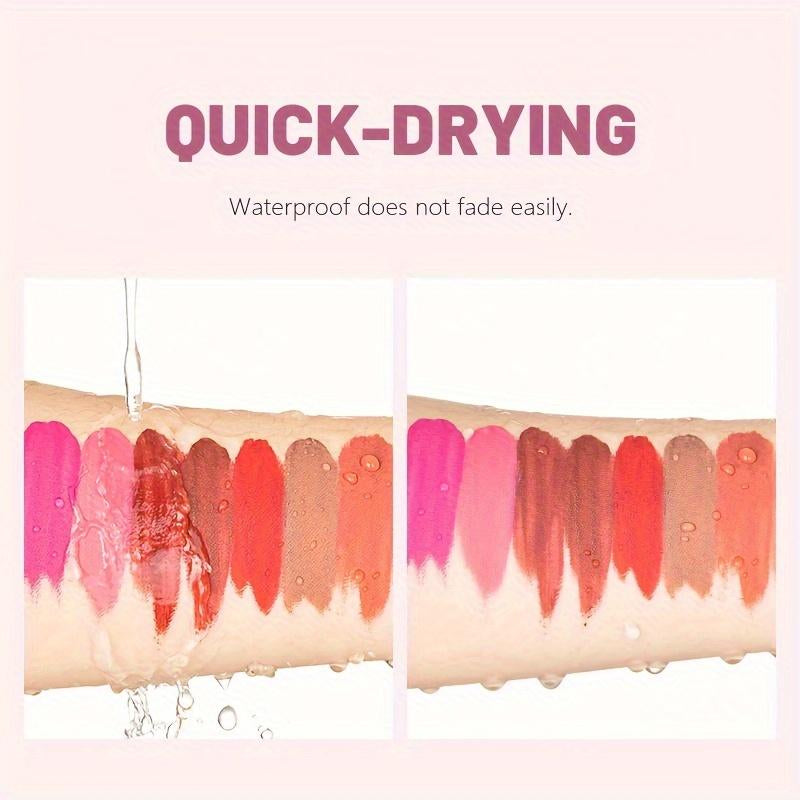 Lip Gloss 13Color Waterproof Matte Velvet Lip Tint - Long-Lasting, 5 Shade Families (Reds, Nudes, Browns, Oranges, Pinks), Smooth Liquid Formula, Rich Pigmentation, Ideal for Daily Makeup & Valentine'S Gift Gloss Lipgloss Lipstick Cosmetic