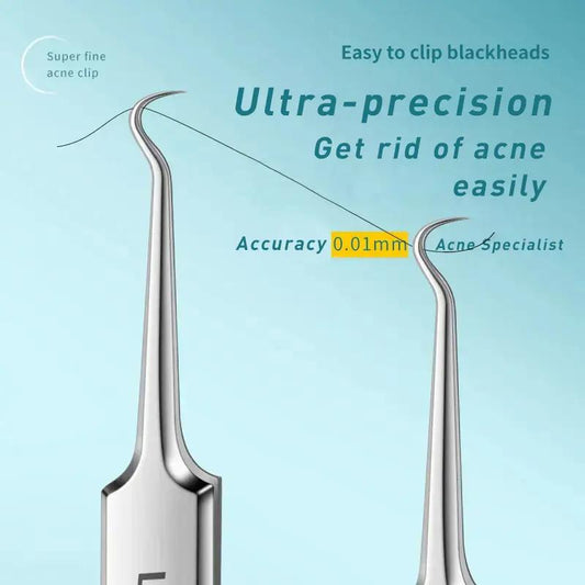 Blackhead Remover Tool Kit – 15 PCS Professional Pimple Popper & Acne Extractor Set, Premium Stainless Steel Blemish Removal Tools with Metal Storage Case
