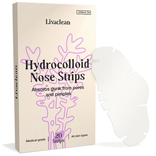 20Ct Hydrocolloid Nose Strips for Pores, Pimples & Oil