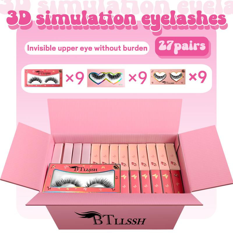 3D/5D Faux Mink Lashes – 3 Styles | 100% Handmade, Luxurious False Eyelashes