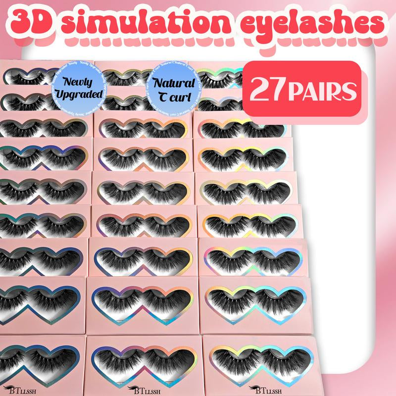 3D/5D Faux Mink Lashes – 3 Styles | 100% Handmade, Luxurious False Eyelashes