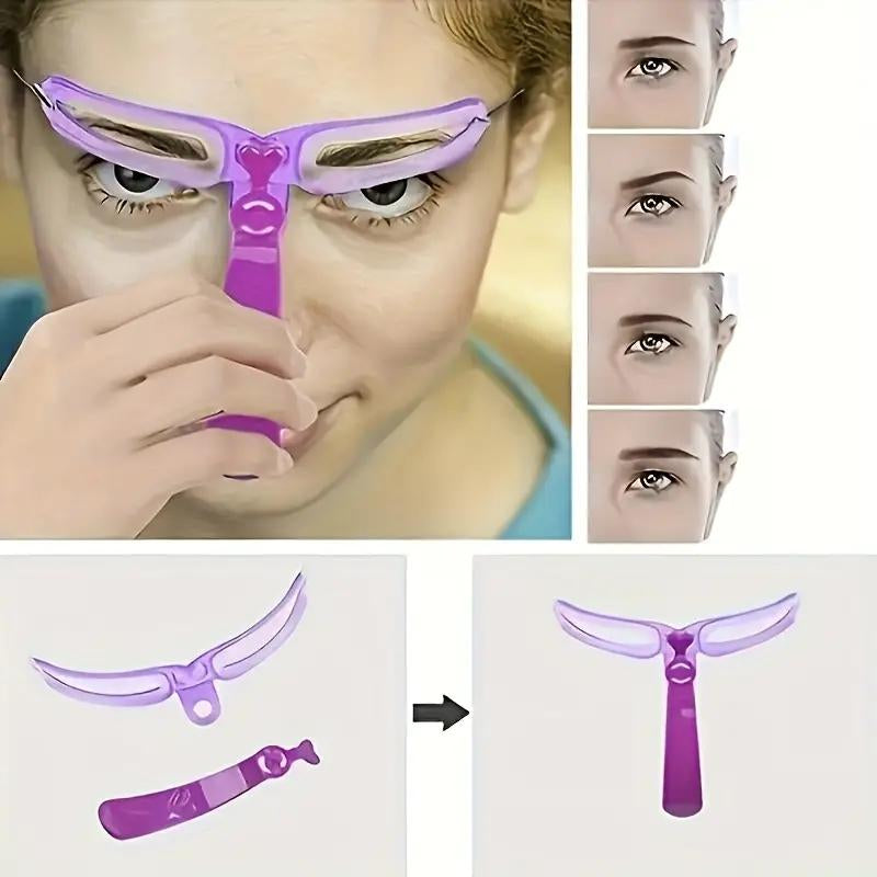 Buy 1 Get 2 Different Designs Eyebrow Stencil Knox Beauty Eyebrow Shape Eyebrow Hacks Eyebrow Paint Tool Eyebrow Aids Makeup Cosmetic