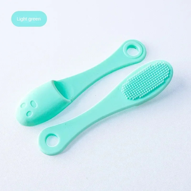 Silicone Nose Brush – Double-Sided Facial Pore Cleaner & Blackhead Remover, Portable Massage Scrub Tool