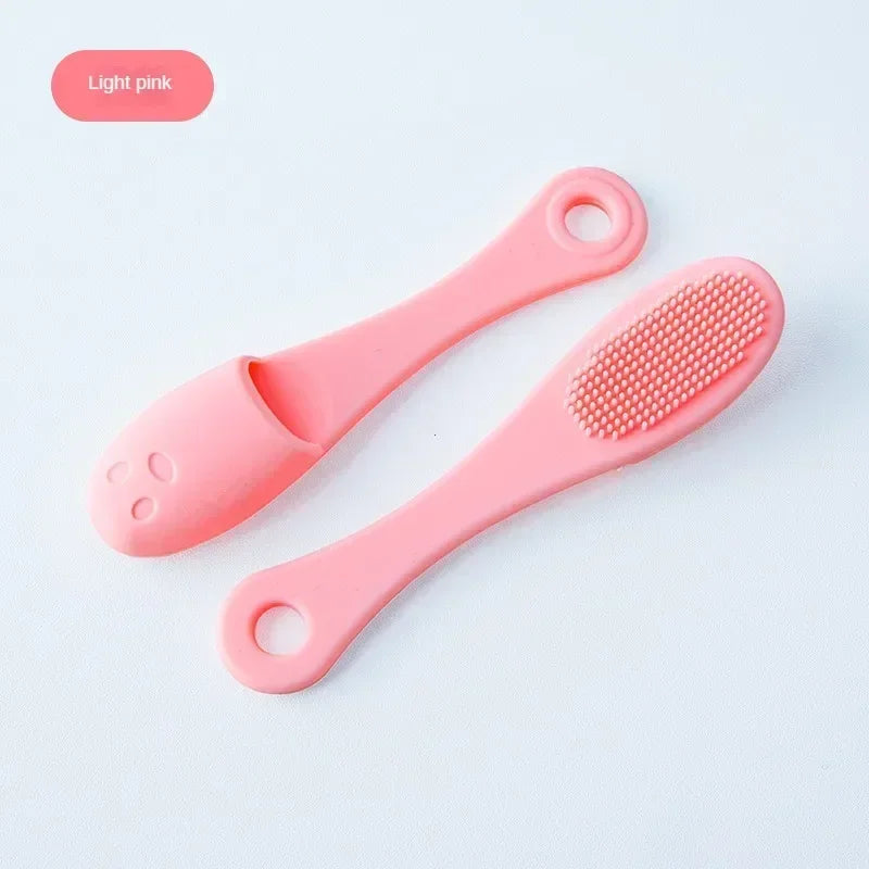 Silicone Nose Brush – Double-Sided Facial Pore Cleaner & Blackhead Remover, Portable Massage Scrub Tool
