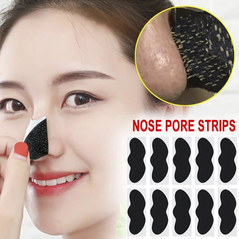 10/50/100 Pcs Blackhead Removal Nose Strips – Gentle & Effective Deep Pore Cleansing for Clear, Smooth Skin