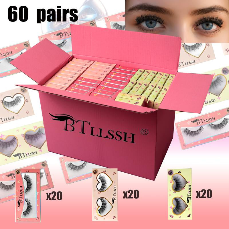 3D/5D Faux Mink Lashes – 3 Styles | 100% Handmade, Luxurious False Eyelashes