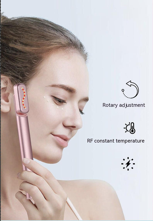 RF Eye Massager – Portable Microcurrent & Heating Vibration Device for Eye Care | Compact Anti-Aging Ion Therapy Tool