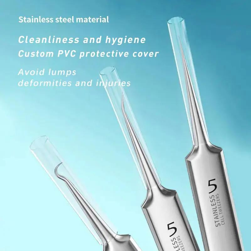 Blackhead Remover Tool Kit – 15 PCS Professional Pimple Popper & Acne Extractor Set, Premium Stainless Steel Blemish Removal Tools with Metal Storage Case