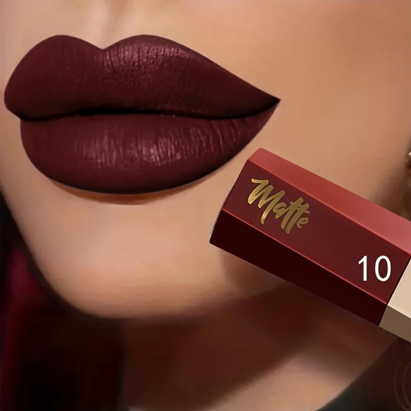 Lip Gloss 13Color Waterproof Matte Velvet Lip Tint - Long-Lasting, 5 Shade Families (Reds, Nudes, Browns, Oranges, Pinks), Smooth Liquid Formula, Rich Pigmentation, Ideal for Daily Makeup & Valentine'S Gift Gloss Lipgloss Lipstick Cosmetic