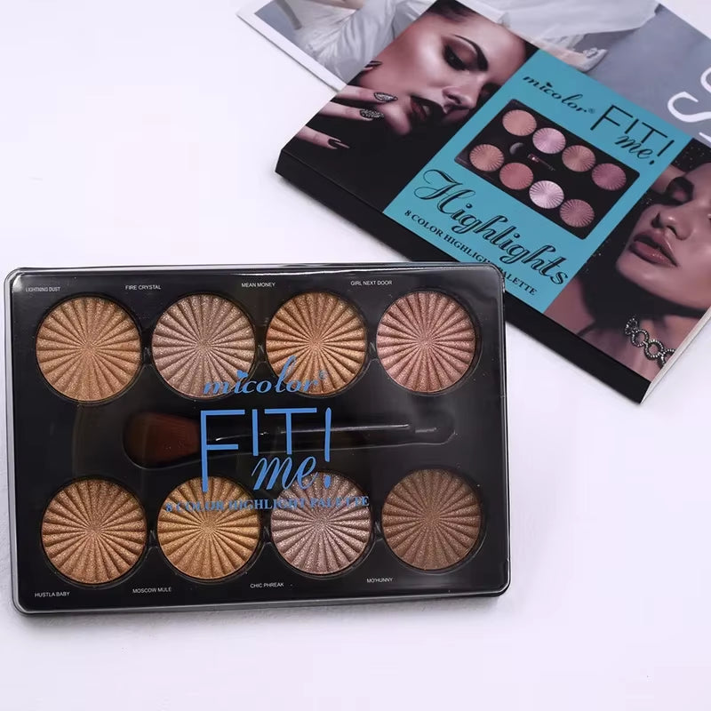 New 12-Color Matte Makeup Palette – Long-Lasting Waterproof Face & Foundation Shades | Natural White to Brown Cosmetics for Women