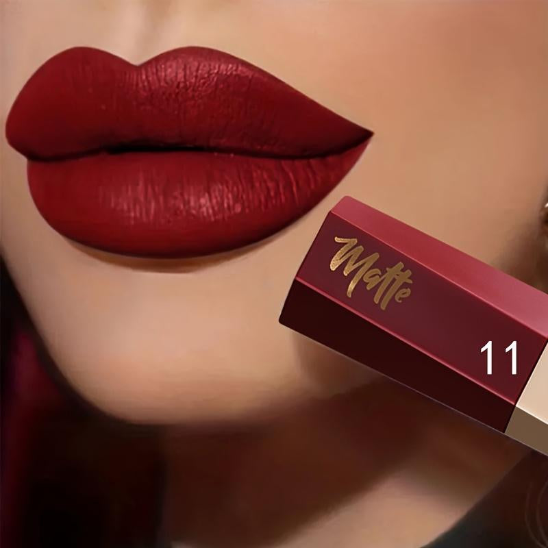Lip Gloss 13Color Waterproof Matte Velvet Lip Tint - Long-Lasting, 5 Shade Families (Reds, Nudes, Browns, Oranges, Pinks), Smooth Liquid Formula, Rich Pigmentation, Ideal for Daily Makeup & Valentine'S Gift Gloss Lipgloss Lipstick Cosmetic