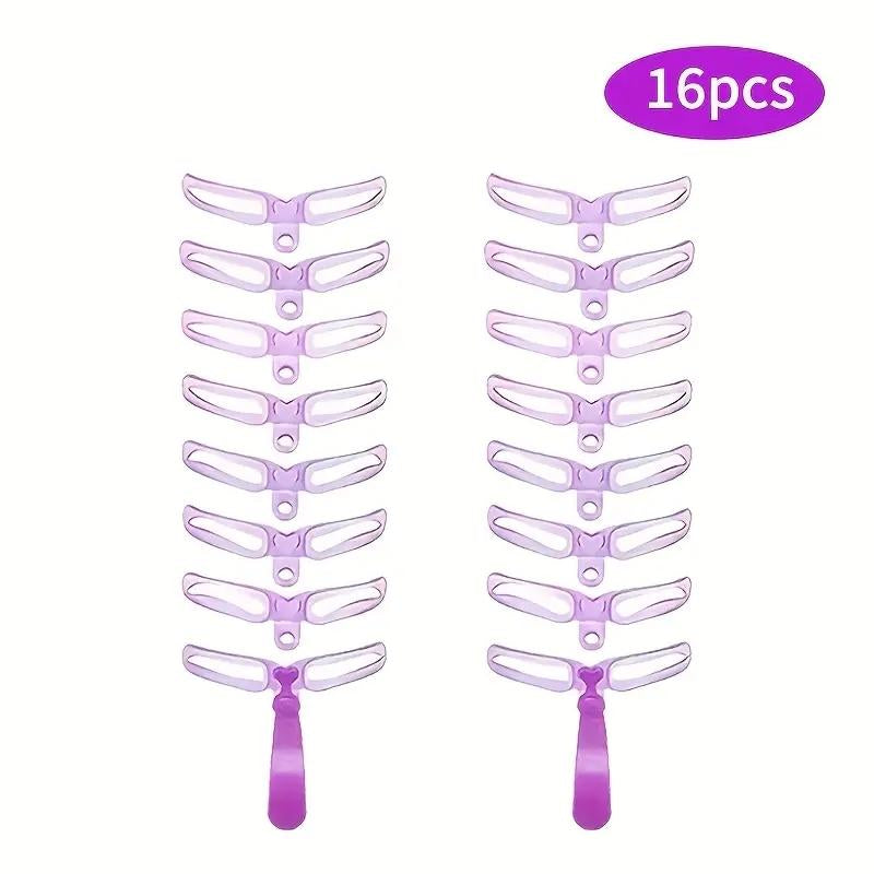 Buy 1 Get 2 Different Designs Eyebrow Stencil Knox Beauty Eyebrow Shape Eyebrow Hacks Eyebrow Paint Tool Eyebrow Aids Makeup Cosmetic
