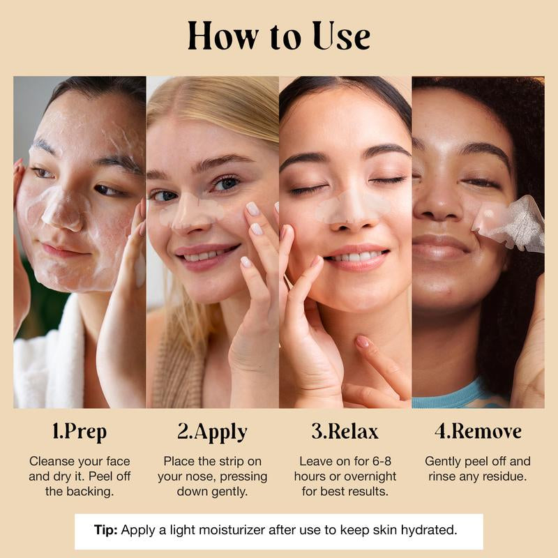 20Ct Hydrocolloid Nose Strips for Pores, Pimples & Oil