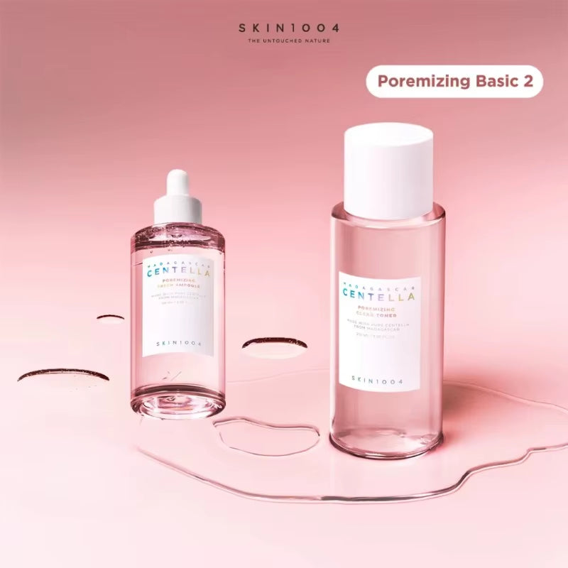 Skin1004 Centella Pink Salt Skincare Set – Toner, Serum, Pore Cleanser & Light Gel Cream | Original Korean Facial Care