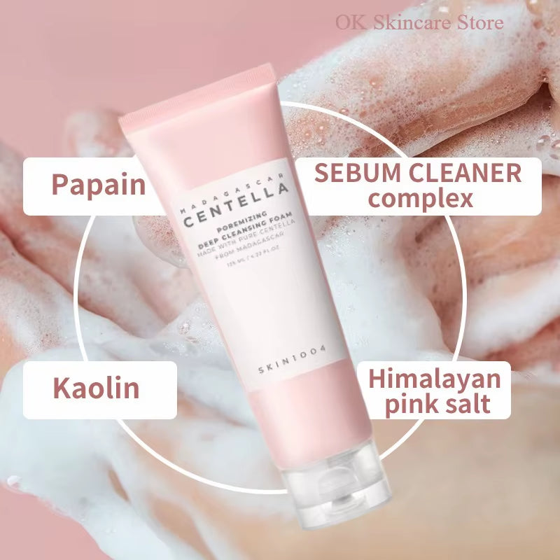 Skin1004 Centella Pink Salt Skincare Set – Toner, Serum, Pore Cleanser & Light Gel Cream | Original Korean Facial Care