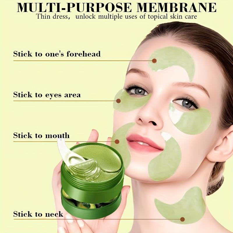 ROZINO Avocado Eye Mask – Hydrating Under-Eye Treatment with Hyaluronic Acid for Dark Circles, Puffiness, Wrinkles & Fine Lines