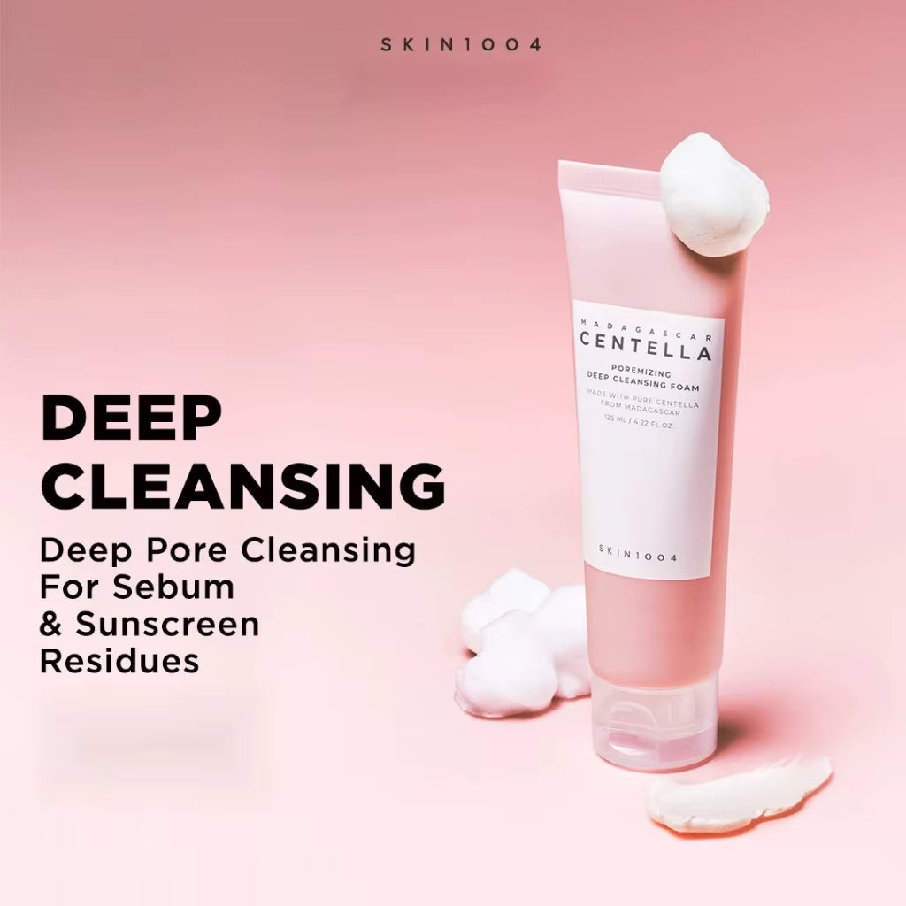 Skin1004 Centella Pink Salt Skincare Set – Toner, Serum, Pore Cleanser & Light Gel Cream | Original Korean Facial Care